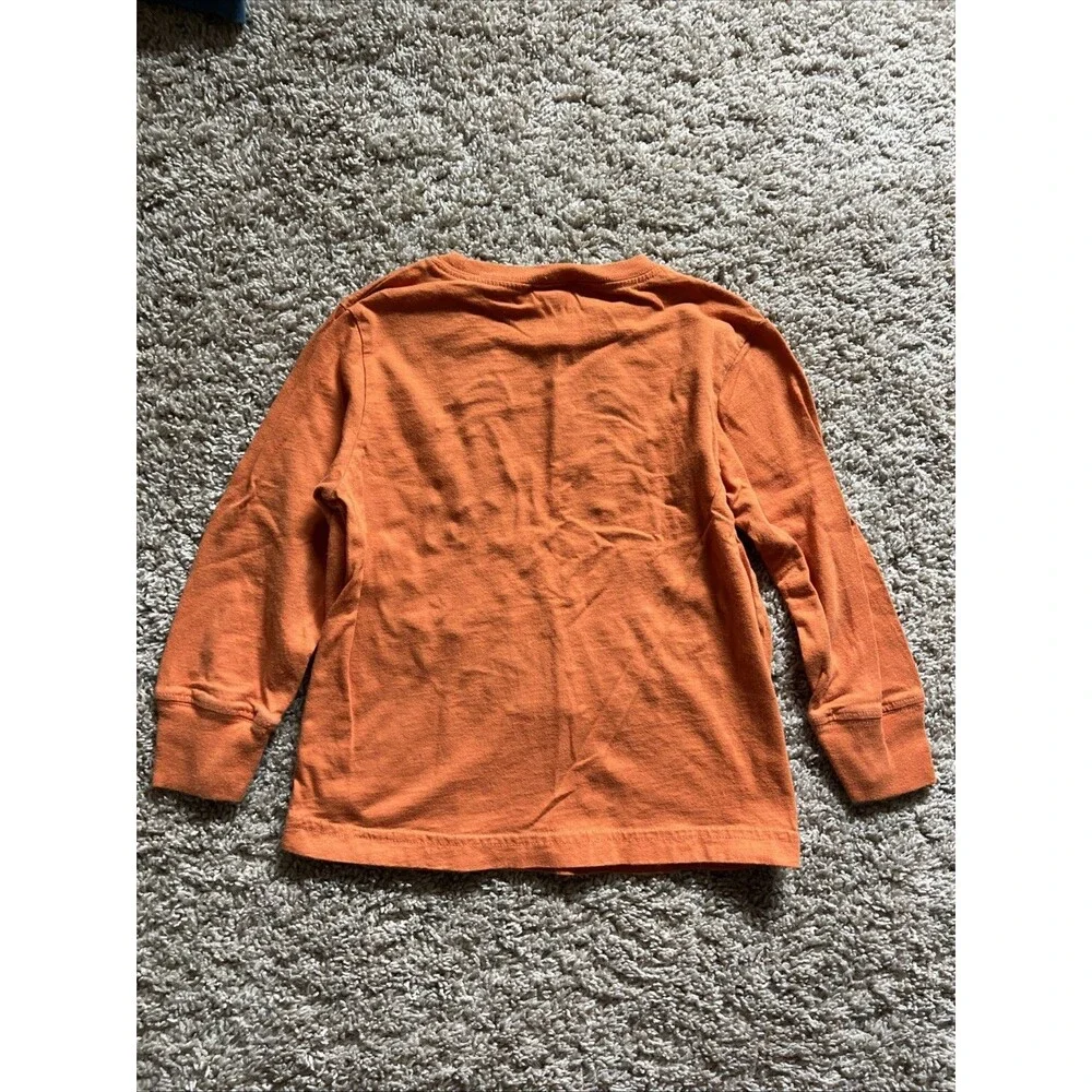 Gymboree Halloween Shirt Size 4 Orange Pumpkin Kids